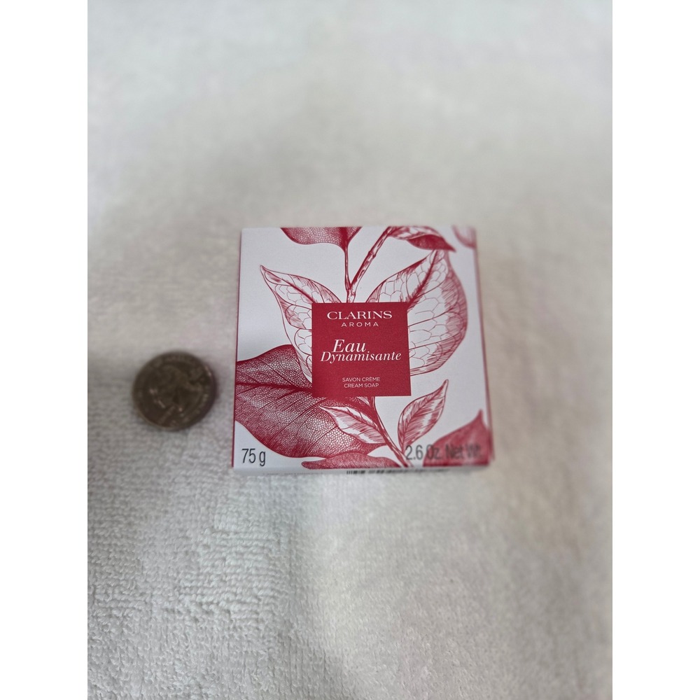 Clarins Eau Dynamisante cream soap,‎ 75g (2.6 oz) New